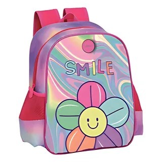 MOCHILA INF. FLOR SMILE